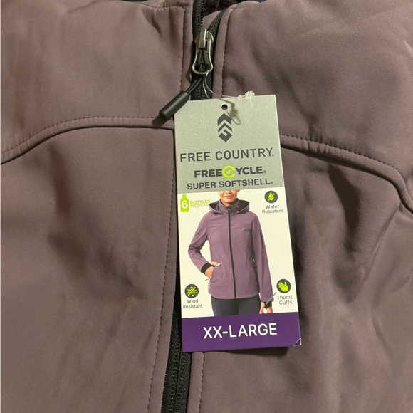 Free Country  NWT softshell Utility Jacket hooded coat - Picture 11 of 14